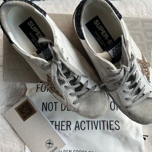 Golden Goose Superstar Classic w/ Spur Sneakers | Glitter Star | EU 38 | Authent